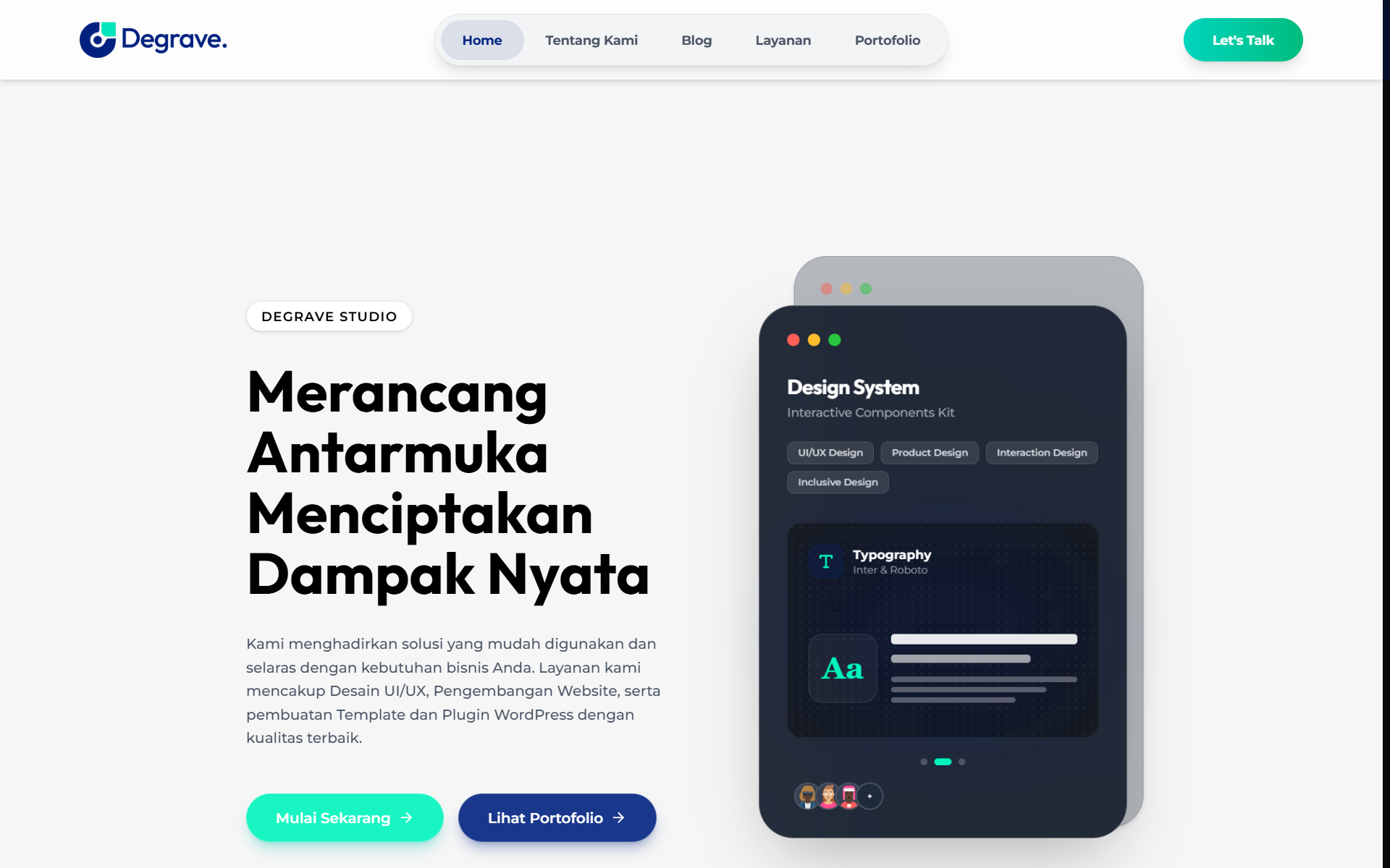 Website Degrave Studio