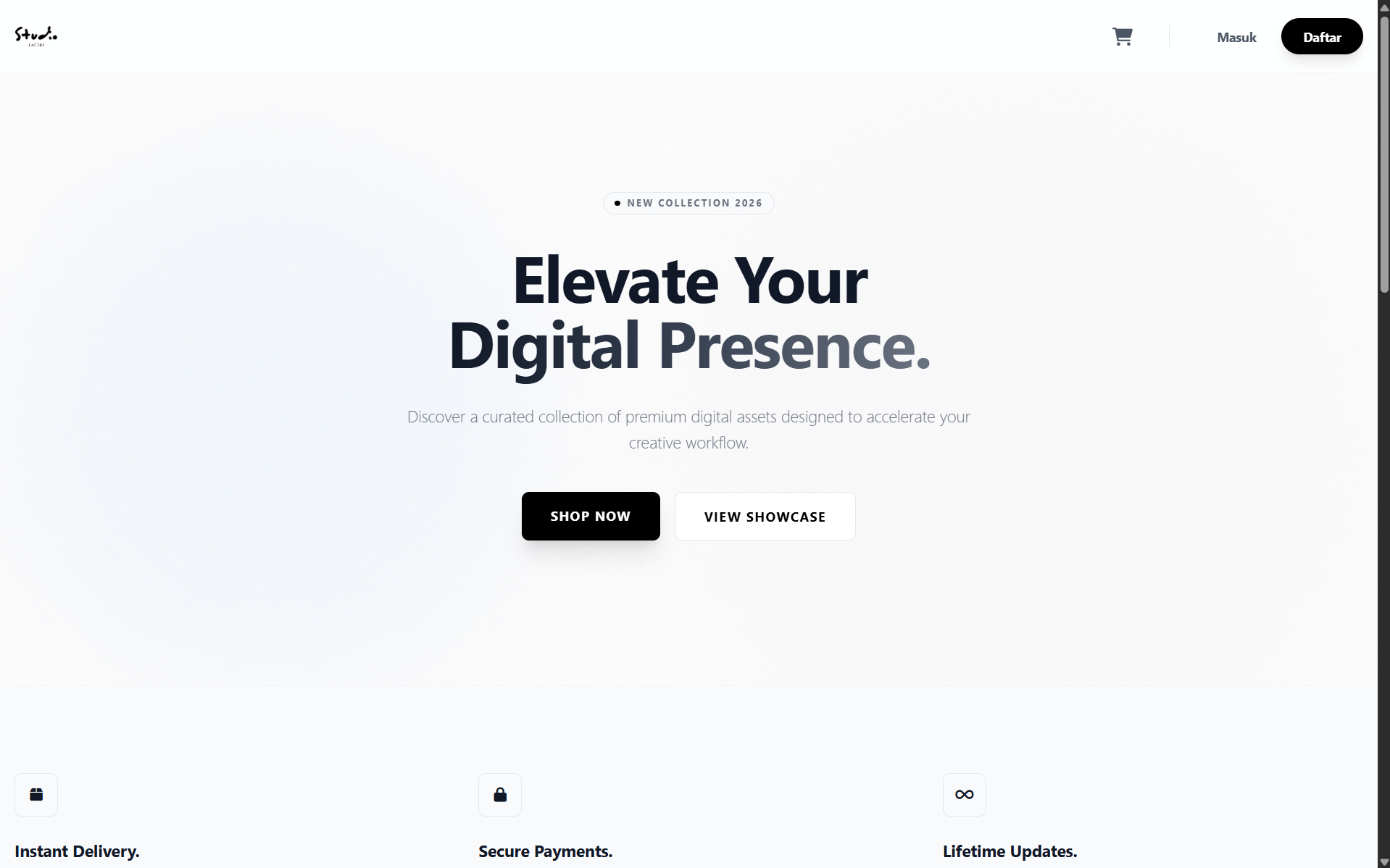 Website E-commerce Sederhana